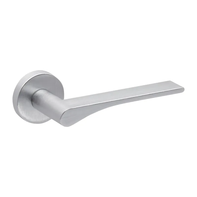 Juego de manilla con roseta bally cromo satinado