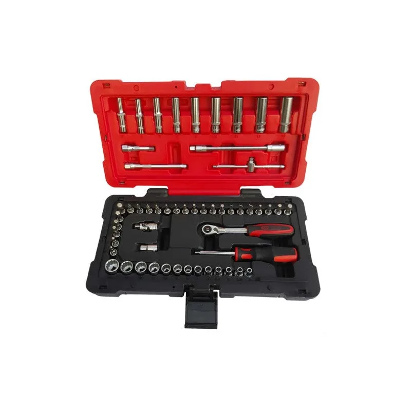 Coffret de douilles et accessoires 1/4'' ultimate, 54 pièces - ks tools