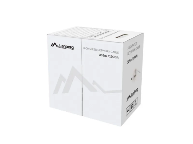 Lanberg cable utp cat.5e 305m cable cu azul