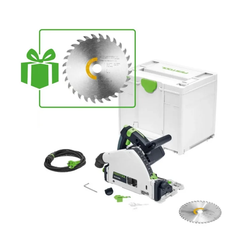 Scie plongeante 1200w festool ts 55 f-plus master edition + coffret systainer sys3 m 337 - festool - 577843