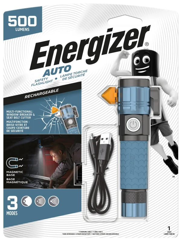 Linterna auto recargable energizer 500 lúmenes