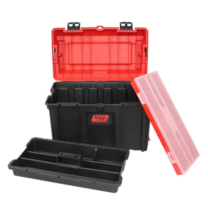 Caja de herramientas tayg 178016 con capacidad de 74 litros