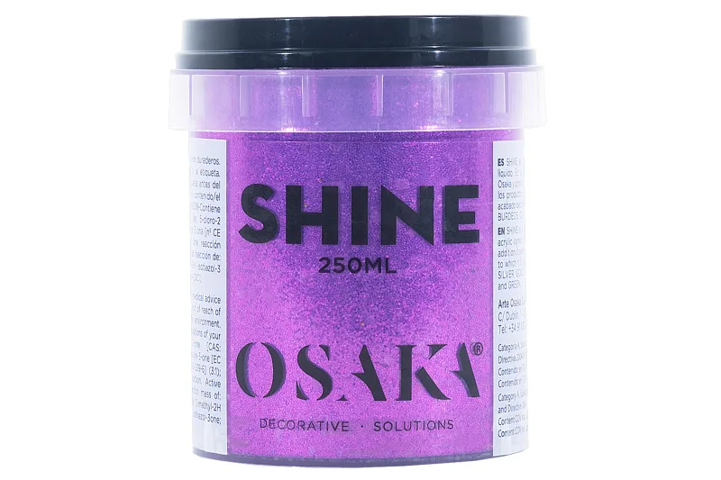 Pigmento en pasta shine osaka color purpura 250 ml base agua
