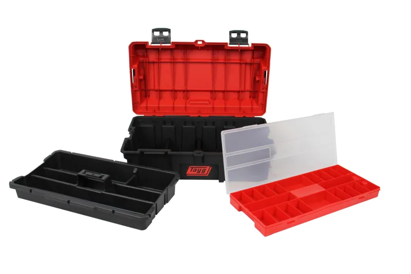 Caja de herramientas modular m tayg con capacidad de 40 litros cierre metálico