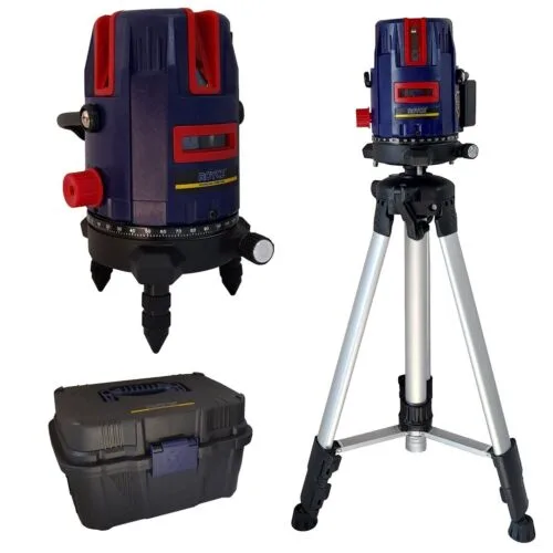 Nivel láser autonivelante trazador rotación 360º burbuja digital rll-g5