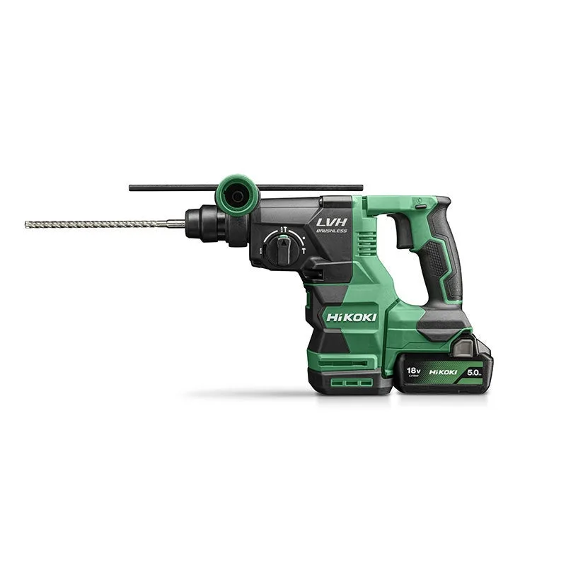 Martillo 3 modos hikoki dh1826dawpz - 3.2j - con 2 baterías de 18v - 5ah