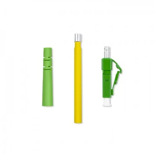 Conectores de fibra óptica qoltec lc/apc | monomodo | 2,0 mm | kit de montaje | 200 unidades.