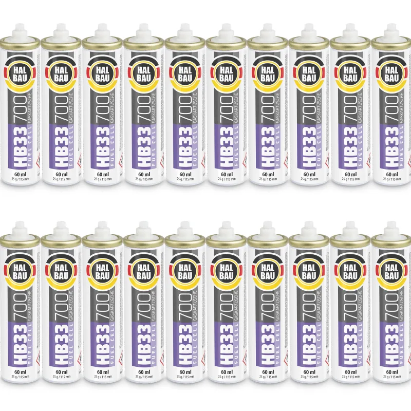 Halbau cartucho de gas para herramientas de sellado de gas 115 mm hb33 - 20 uds.