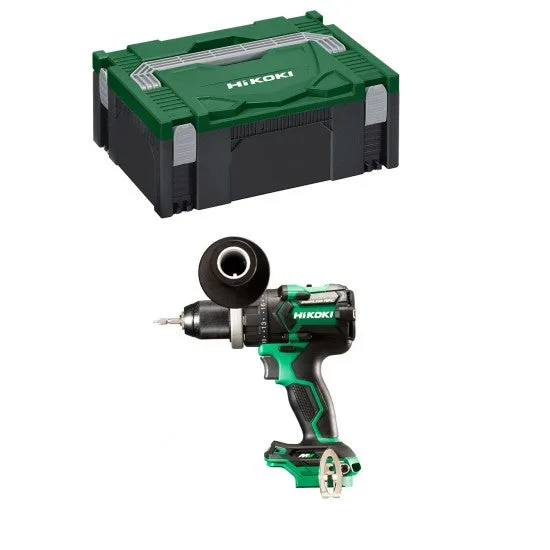 Taladro atornillador a batería hikoki ds36dcw2z - 36v - motor sin escobillas, 155 nm - sin batería ni cargador