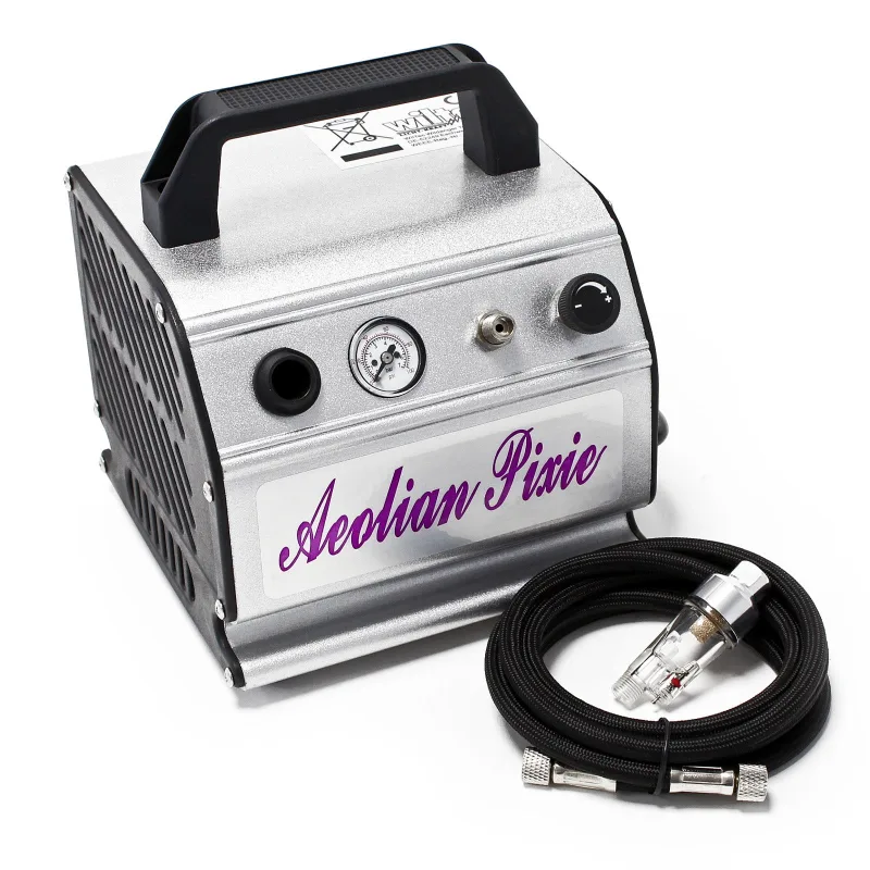 Compresor compacto as176 para aerografía accesorios aerógrafo pistola pintar lacar airbrush