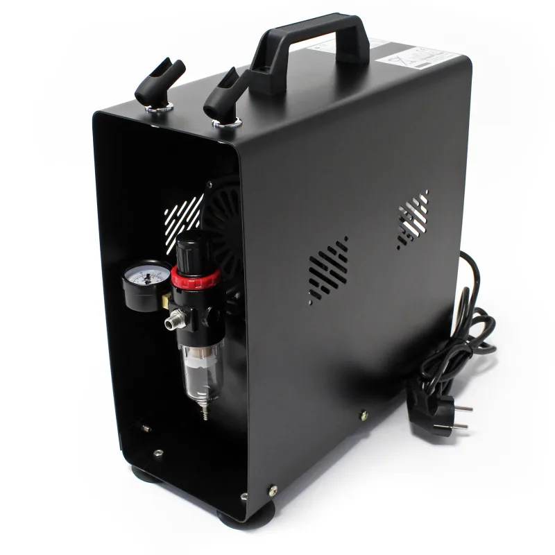 Compresor de aerografía af186a con tanque de aire accesorios de aerografía