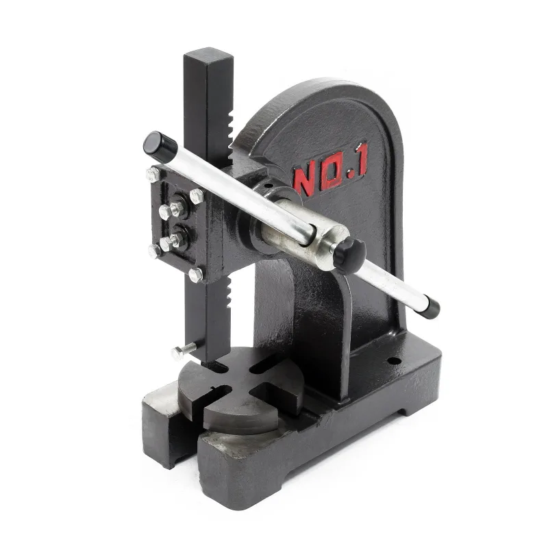 Prensa mandril giratorio 1t manual prensa taller prensa palanca prensa husillo punzonado estampado