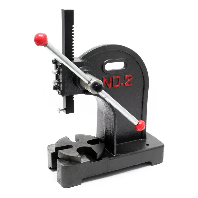 Prensa mandril giratorio 2t manual prensa taller prensa palanca prensa husillo punzonado estampado