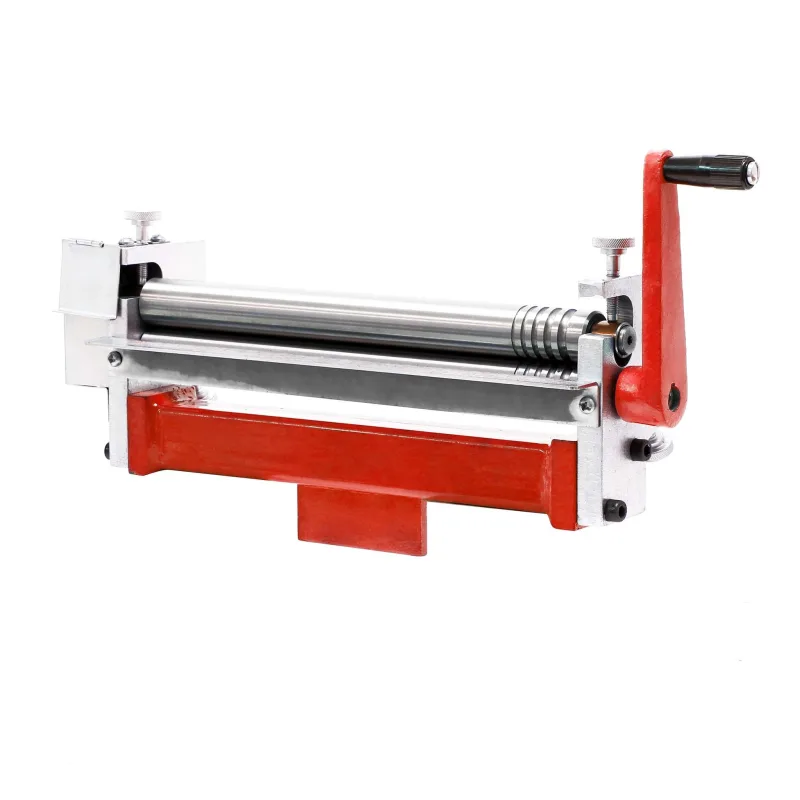 Máquina curvadora 3 rodillos 300mm dobladora espesor chapa 2,5mm taller chapa cilindros curvadores