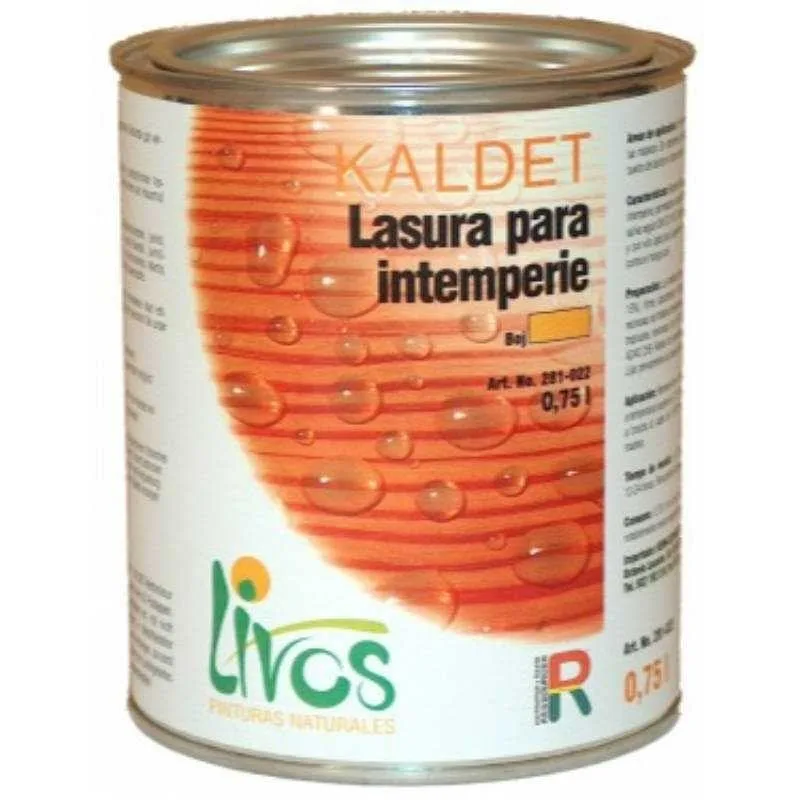 Lasura para intemperie kaldet 281 nogal 10l livos