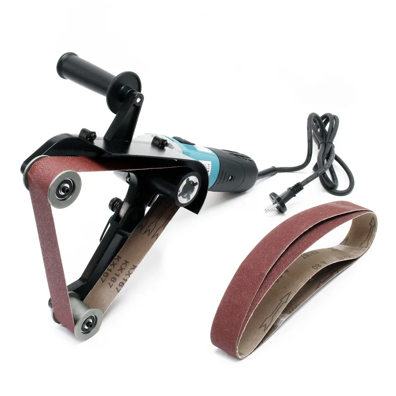 Lijadora de banda para tubos 760mm lijar satinar y pulir con brillo 3 bandas granulado 80/100/120