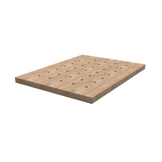 Banc en bois dur 610 mm x 813 mm avec plateau perforé - kreg - hwbt-3224-dh