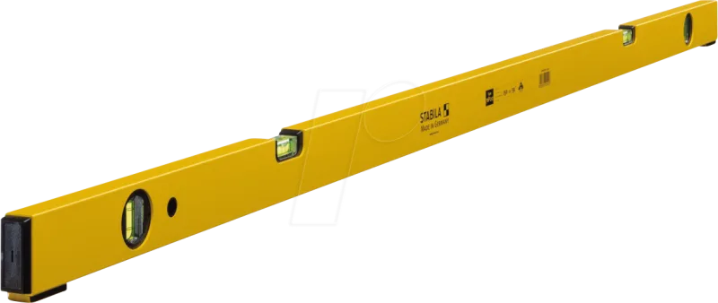 Nivel de burbuja con dos fiolas verticales stabila serie 70 p-2-2 de 150 cm