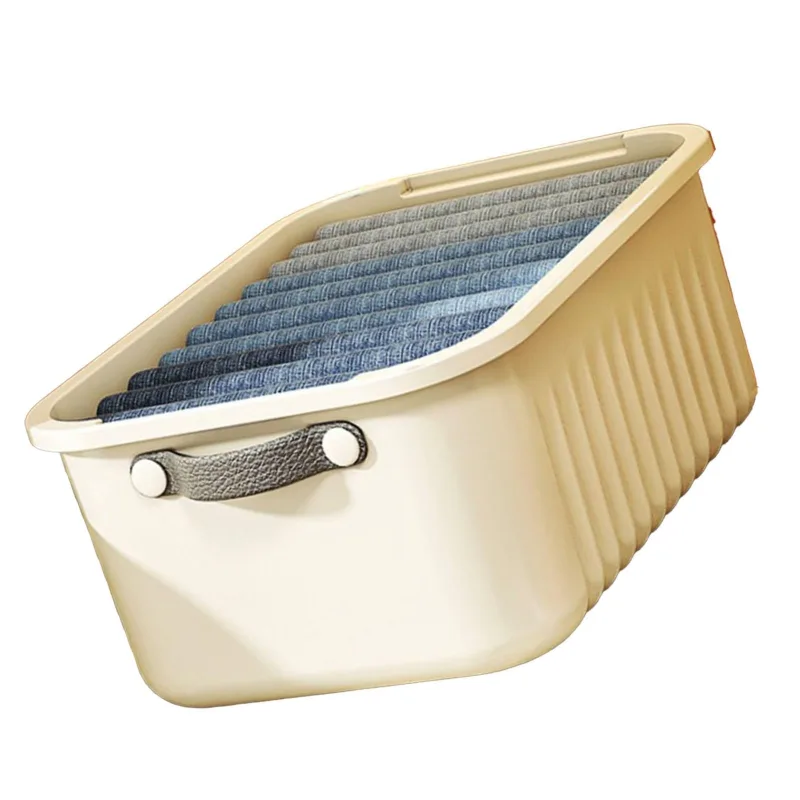 Scatola portaoggetti in plastica multidivano, anti-poussière, scatola portaoggetti minimalista moderna per bustine di tè, dositte da caffè,