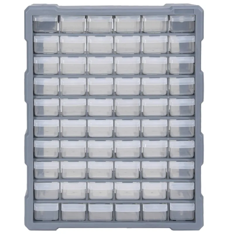 Organizador multicajones con 60 cajones 38x16x47,5 cm - comfortxl