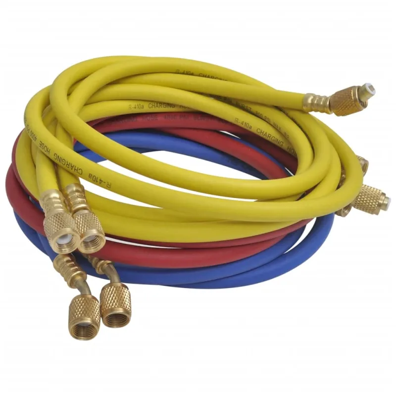 Conjunto de manómetro de cuatro vías para aire acondicionado