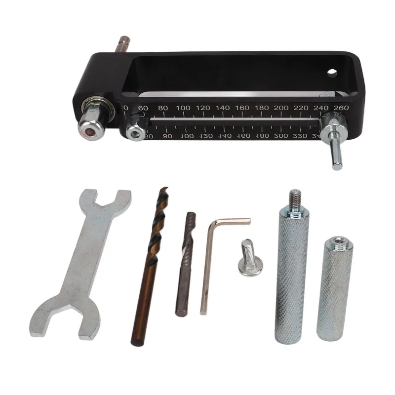 Taladro eléctrico manual multifuncional con abridor de agujeros ajustable, cortador circular para c