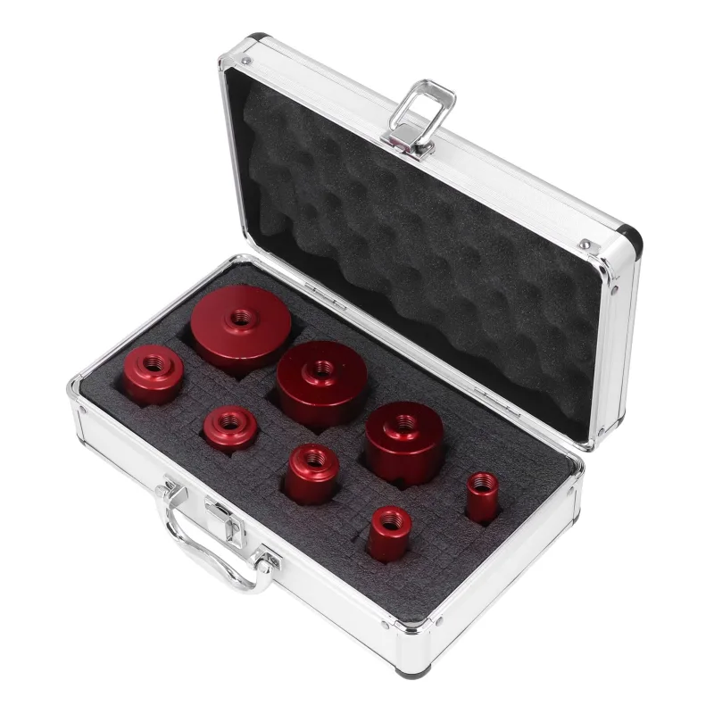 Juego de 8 brocas para sierra de corona de diamante m14, juego de herramientas de perforación para baldosas de vidrio y mármol