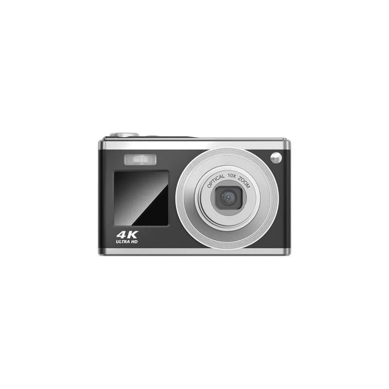 Cámara fotos digital cámara compacta / digital camera 4k 24 mp cmos visor doble pantalla (trasera 2.8 / 7.1 cm, frontal 1.54 agfaphoto dc9200 negra