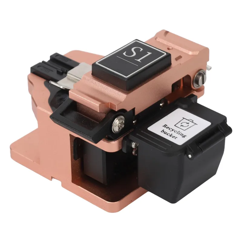 Herramienta cortadora de fibra óptica, cortadora de cables ópticos ftth, prensa de corte de 60000 veces, soldadura en frío de alta precisión, fusión e