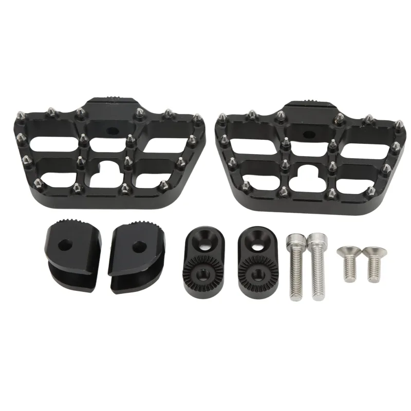 Par de estriberas delanteras para motocicleta de repuesto de gran resistencia para r1200gs lc 2014-2019 (plateadas)