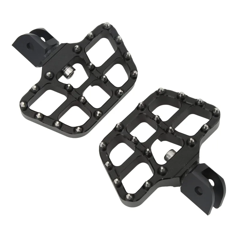 Reposapiés delantero para motocicleta, 2 piezas, repuesto de alta resistencia para r1200gs lc r1250gs lc (plateado)