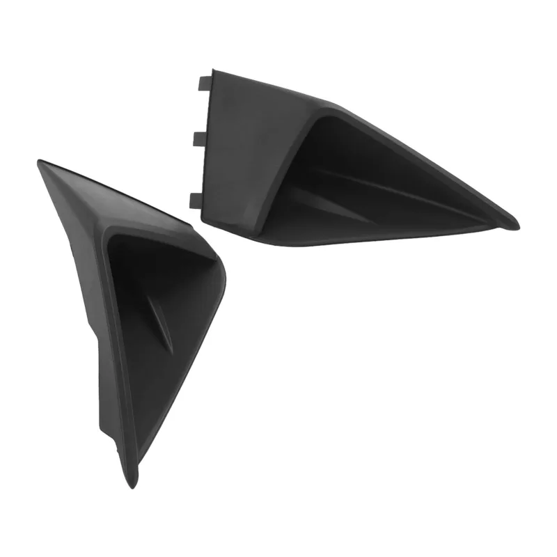 Par de cubiertas de ventilación de parachoques delantero izquierdo y derecho de repuesto abs para ford mustang 2018-2020