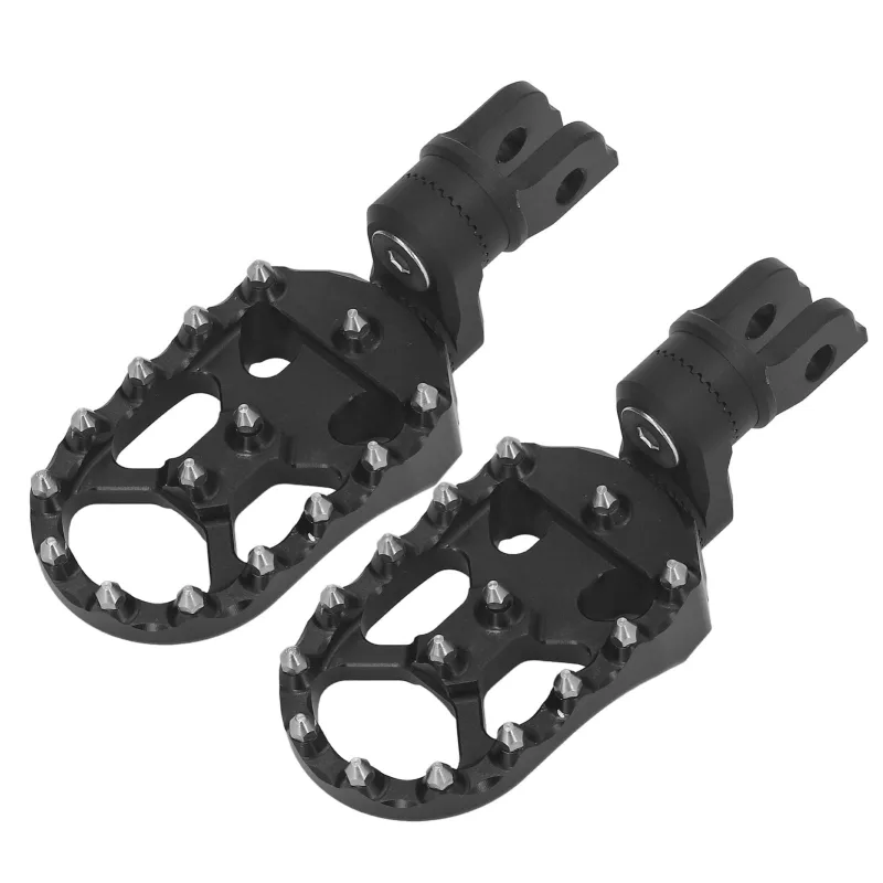 Piezas de reposapiés delantero para motocicleta, soporte de pedal ajustable izquierdo y derecho para f900r f900xr 2020-2022 (plata)