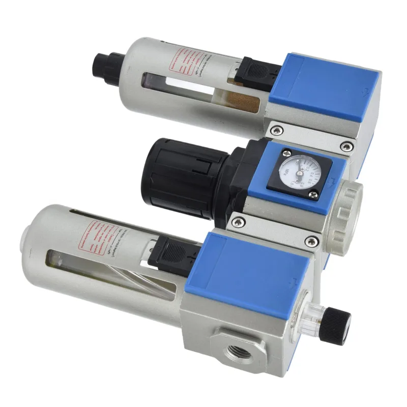 Compresor de aire, filtro, regulador de presión, lubricador, separador de agua y aceite, unidad combinada (gc300-08)