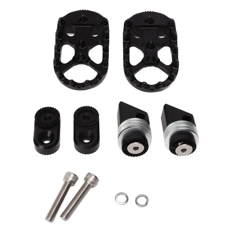 Reposapiés traseros de aluminio cnc para motocicleta, pedales de pasajero ajustables para f750gs f850gs 2018-2022