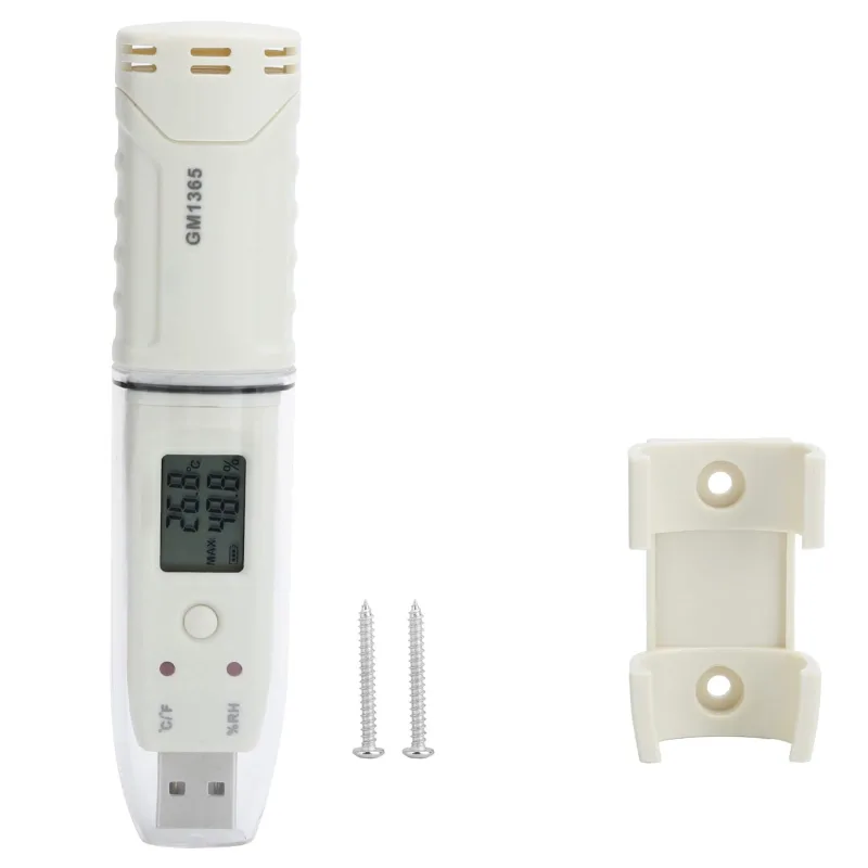 Registrador de temperatura y humedad digital, registrador de datos de alta precisión, alarma, termómetro interior, higrómetro