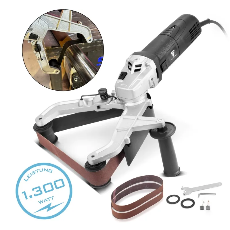 Stahlwerk lijadora de cinta para tubos rs-1300 st con 1.300 w y 1.100 - 3.200 rpm