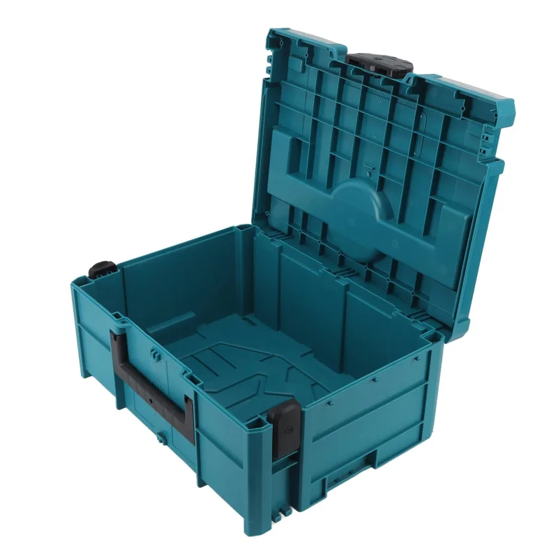 Caja de herramientas portátil con bandeja, organizador de almacenamiento de hardware de plástico con asa para el garaje - comfortxl