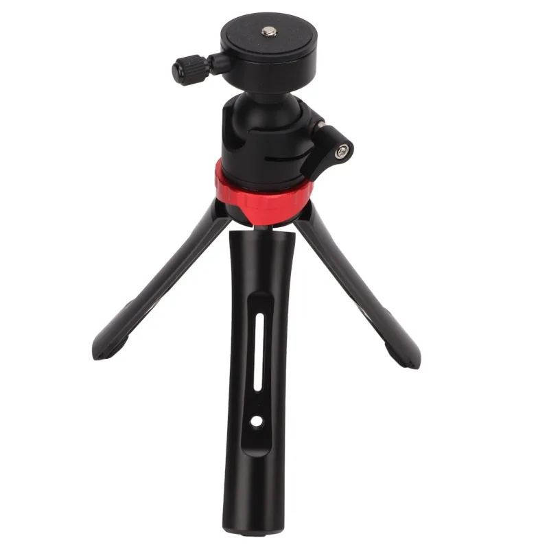 Mini trípode extensible con cabezal esférico flexible y ligero, palo para selfies, trípode de escritorio de mano para cámara