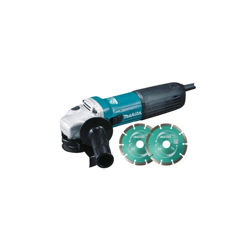 Amoladora 125mm 1100w makita - con accesorios - ga5040rkdj