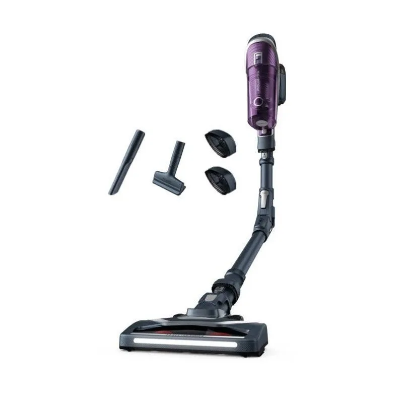 Rowenta x-force flex 8.60 aspirapolvere senza fili, kit allergy care,185 w, scopa elettrica senza fili leggera, aspirapolvere senza sacco multisuperfi