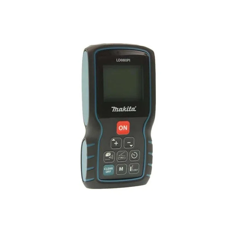 Makita ld080pi - medidor laser distancia 80 m laser ii ip54 20 memorias 3 lineas en pantalla y medicion indirecta