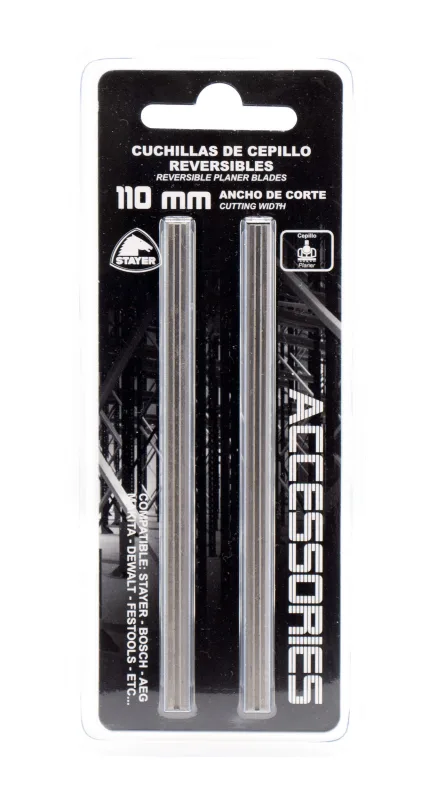 2 cuchillas stayer cepillo 110mm