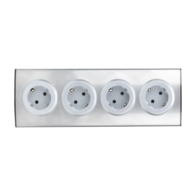 Base para cocina de esquina con 4 tomas lexman inox