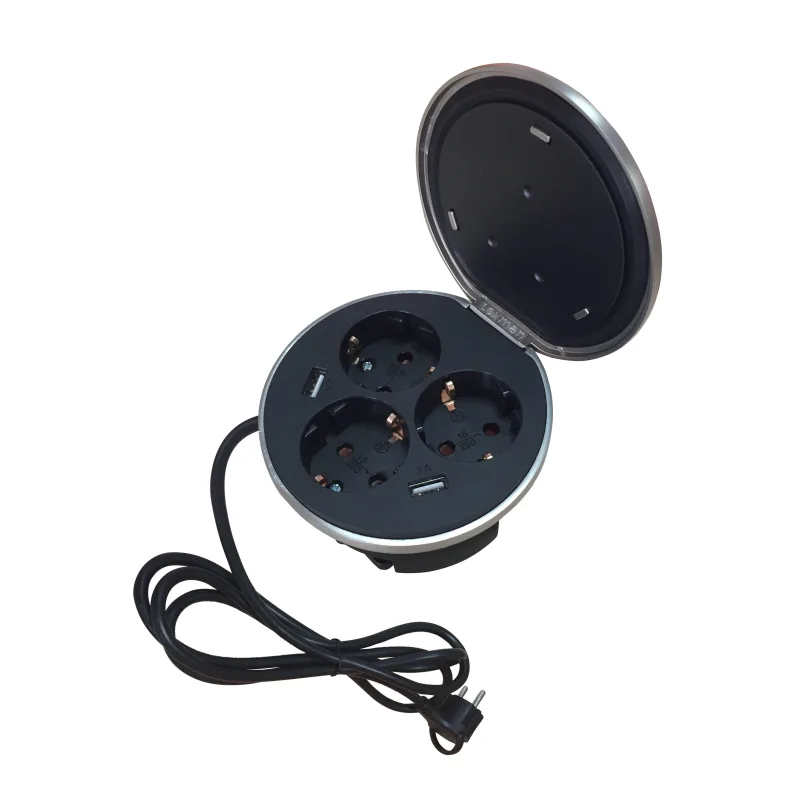 Base multiple de 3 tomas+2usb 1. 5m cocina/oficina lexman