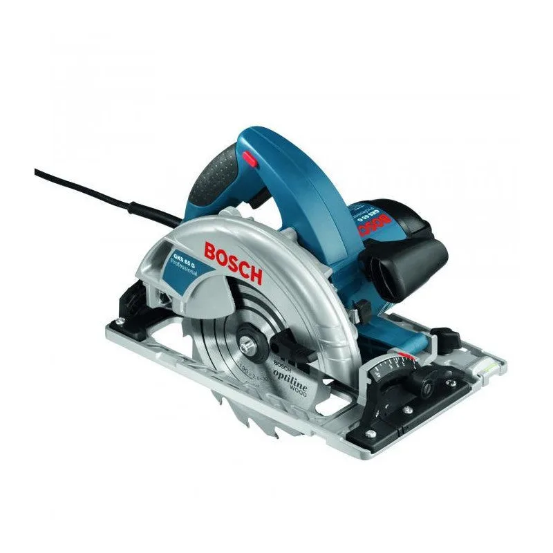 Bosch gks 65 g sierra circular profesional - 1600 w ø 190 mm + 1 hoja de sierra - 0601668904