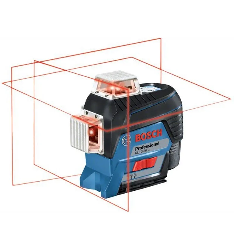 Láser de líneas cruzadas gll 3-80c bosch professional - 0601063r00