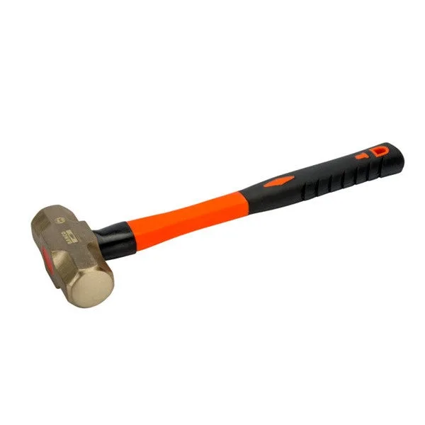 Massette antidéflagrante en alu bronze 5 kg avec manche en fibre de verre - bacho - ns502-5000-fb