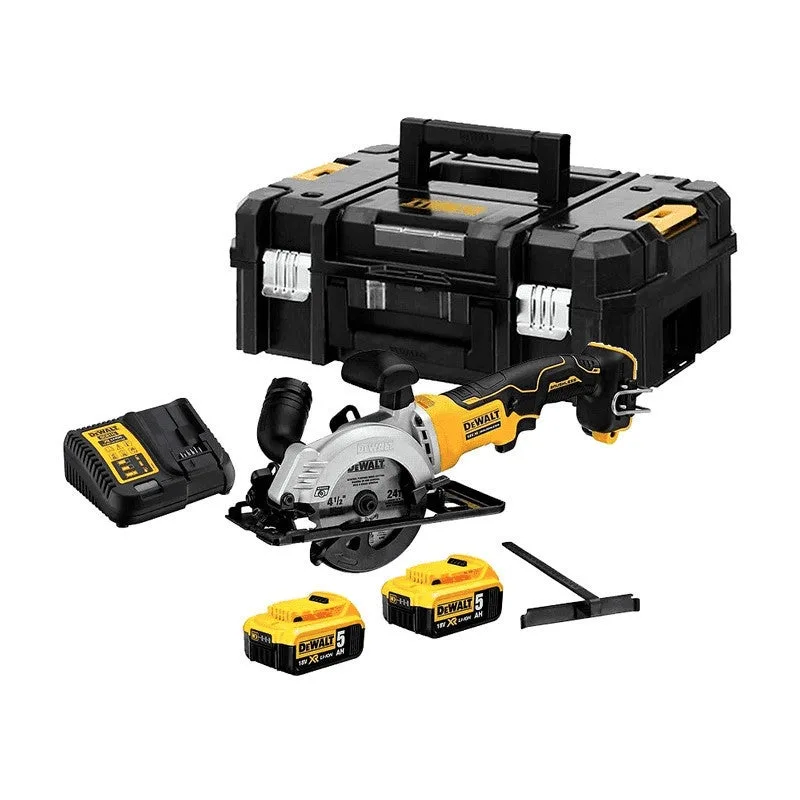 Sierra circular aku 18v dcs571p2 dewalt