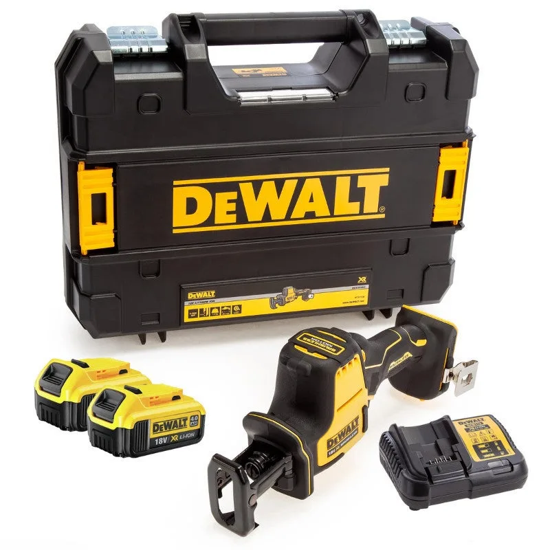 Dewalt dcs369m2-qw - mini-sierra sable xr 18v con 2 baterías li-ion 4ah con maletín